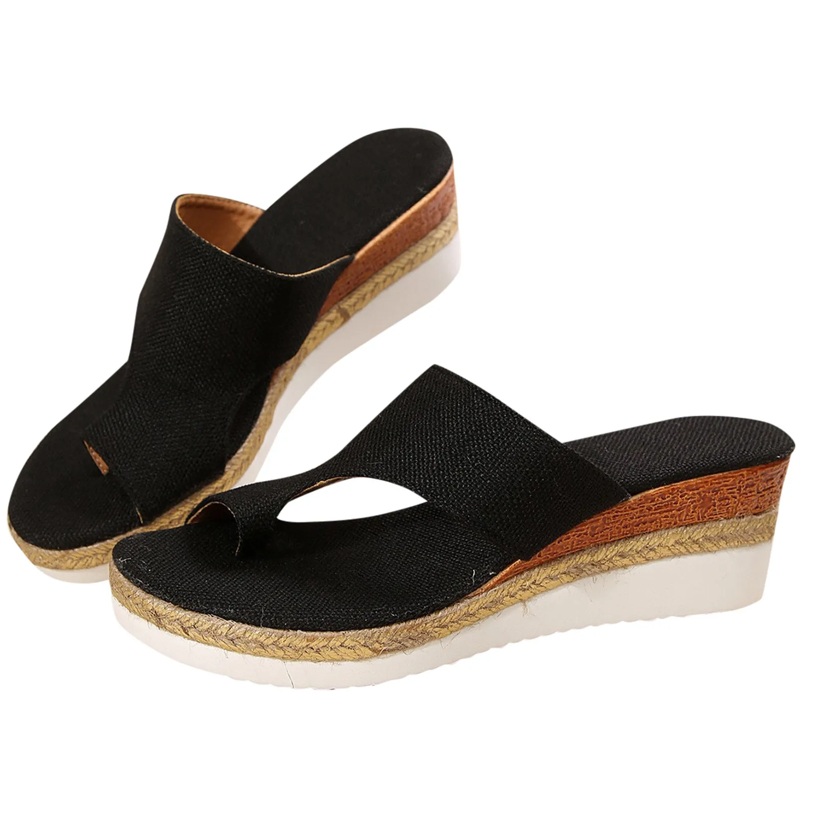 Women Wedges Slippers 2025 New Summer Comfy Platform Sandals Fashion Non Slip Plus Size Slippers Slides Women Zapatos De Mujer