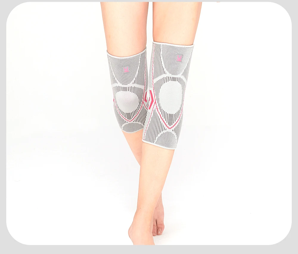 Vilico 1 Stück Kniestütze aus Nylon für Sport und Fitness, Kompressionsärmel, Knieschoner für Arthritis, Gelenke, Radfahren, Laufen – Detail 13