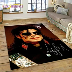 MJ King of Pop Michael Jackson Rug Carpet for Living Room Bedroom Home Decor,Floor Mat Non-slip Decoration for Sofa Doormat Gift