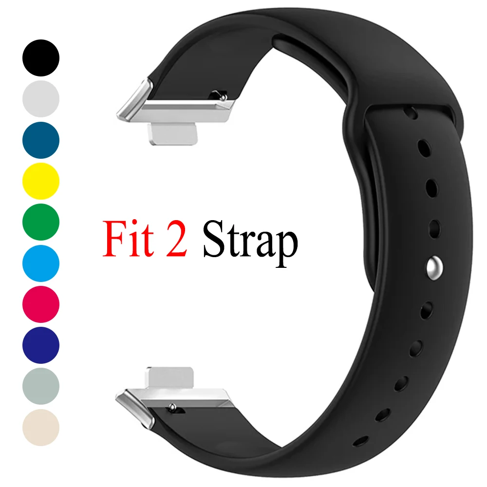 Correa Sport Band For Huawei Watch FIT 2 Strap Smart watch Soft Silicone Wristband Bracelet fit2 2022 Newest Belt Accessories