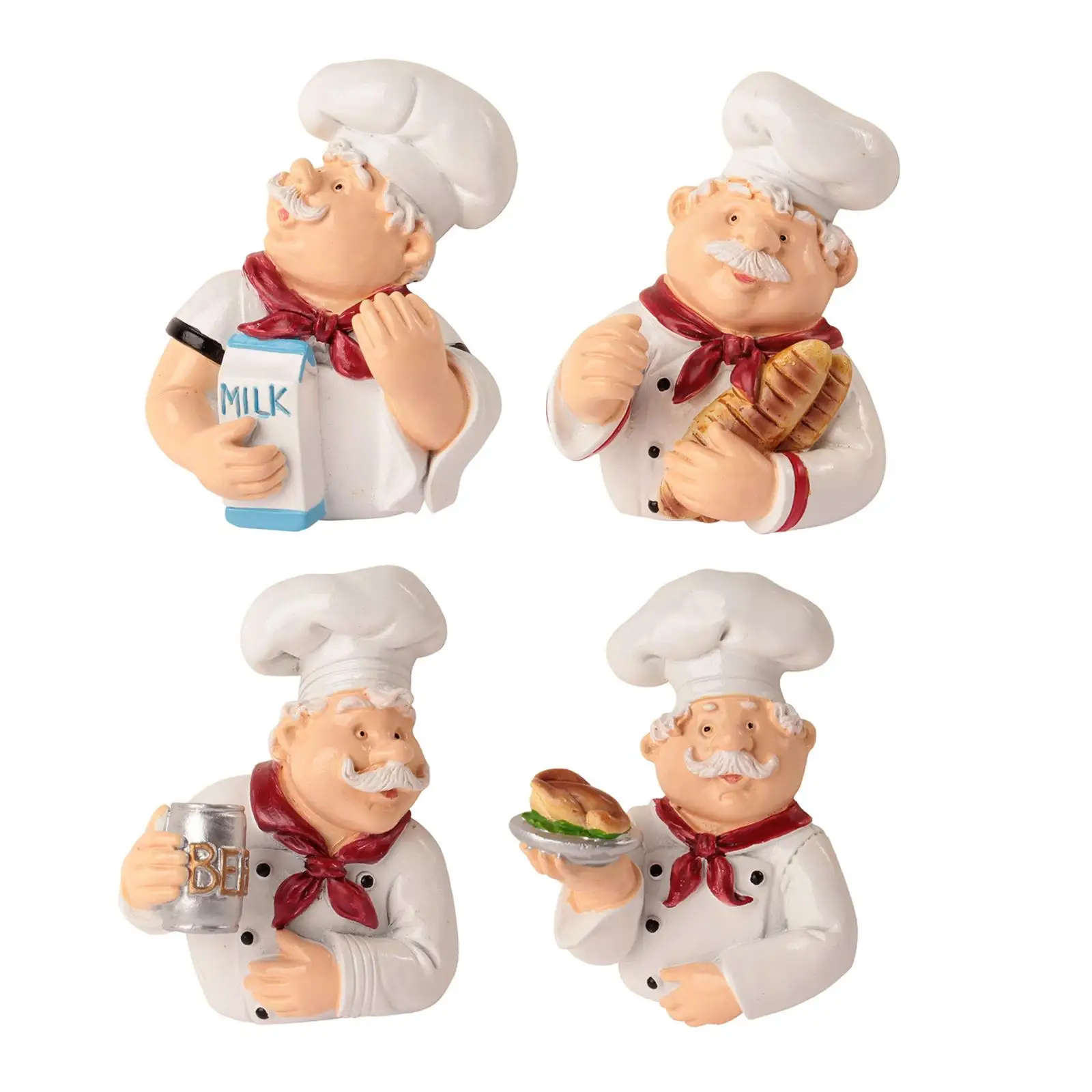 

Chef Pattern Cable Clips Cute Hanger Wire Management Wall Mounted Decoration
