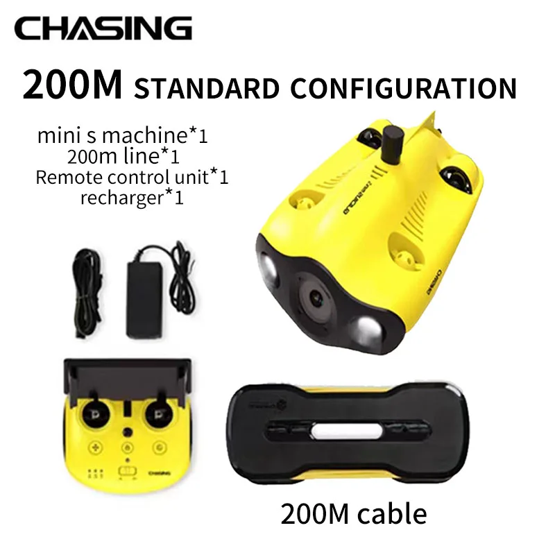 MINIS 4K UHD Deep Diving Cable Drone Underwater Robot Camera For Seabed Exploration And Rescue Operations