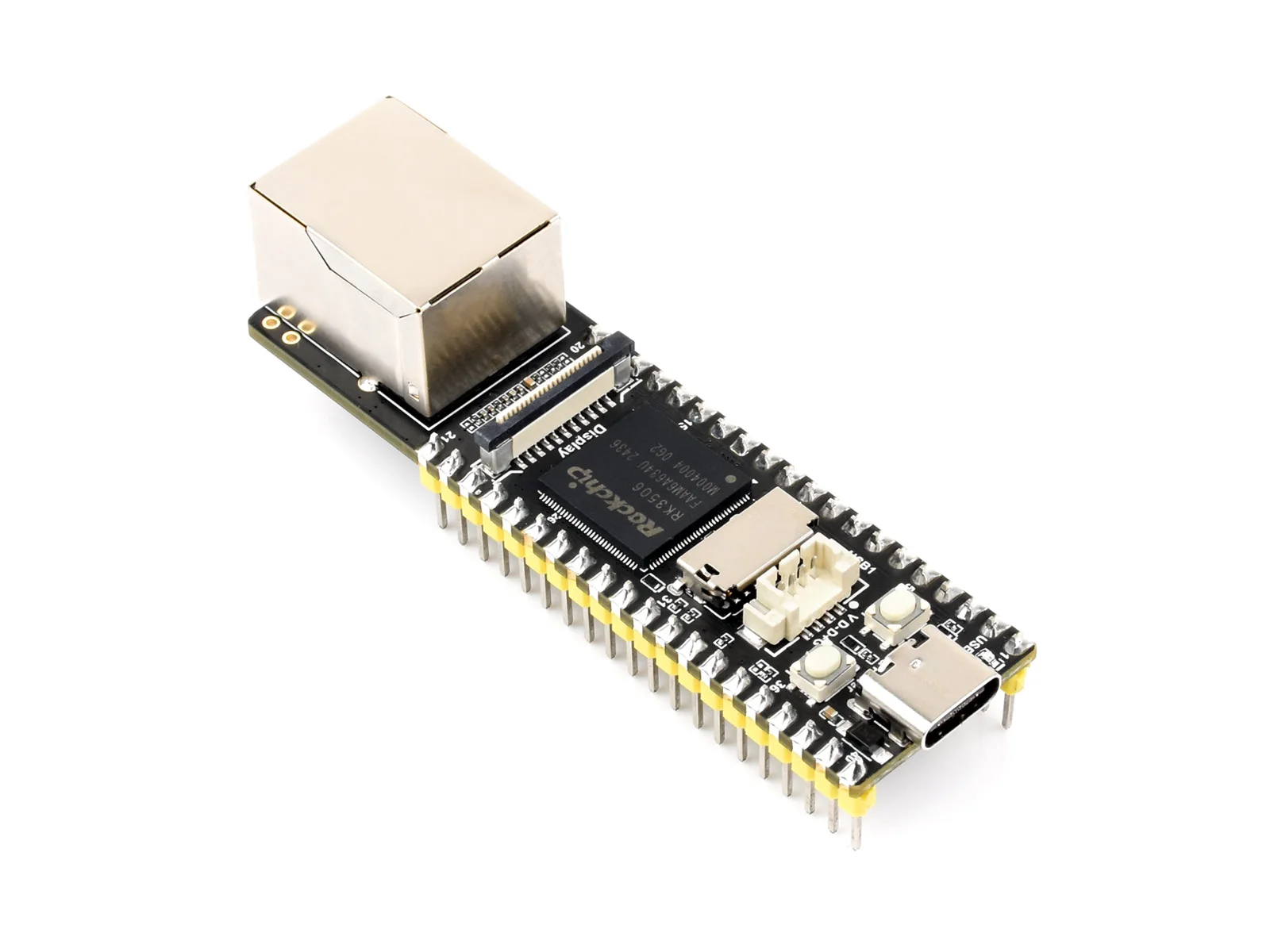 Luckfox Lyra Plus, чип RK3506G2, память 128 МБ, 256 МБ SPI NAND FLASH, встроенные трехъядерный процессор ARM Cortex-A7/ARM Cortex-M0