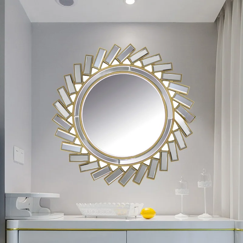 Custom vanity mirror wall hanging bathroom mirror Nordic wall mounted makeup mirror decorative mirror