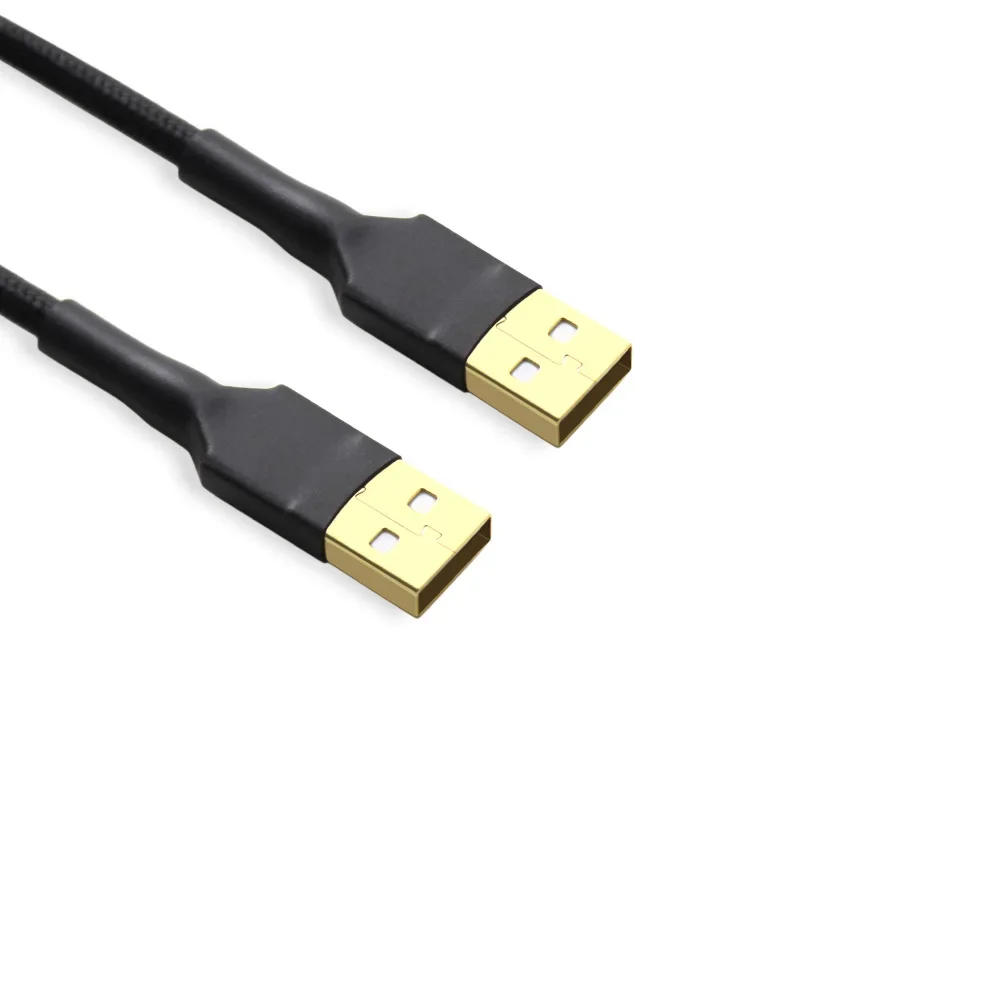 

High Quality Cooler Master XT Mechanical Keyboard USB Type-A Cable Double A Male USB Connector Shield Data Cable 0.5M 1M 1.5M 2M