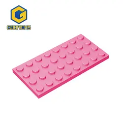 Gobricks 10pcs DIY Building Blocks Figures Bricks 4x8 Dots  Educational Creative Compatible With Brand Toys For Children 3035