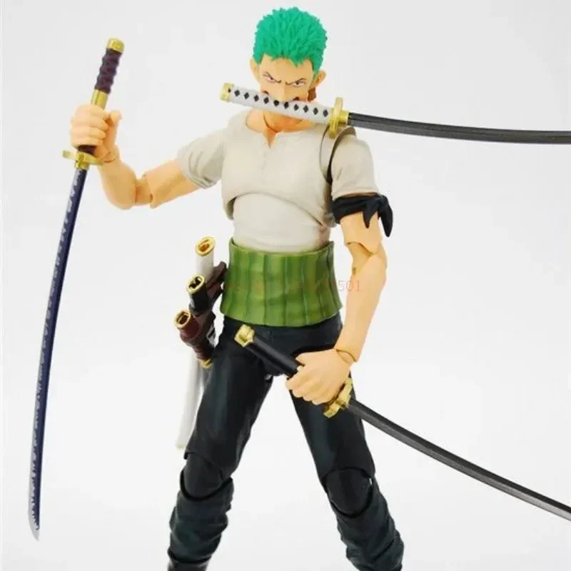 Figuras de acción de One Piece, Luffy, Roronoa, Zoro Ace, articulación móvil articulada Variable, modelo de colección de regalo