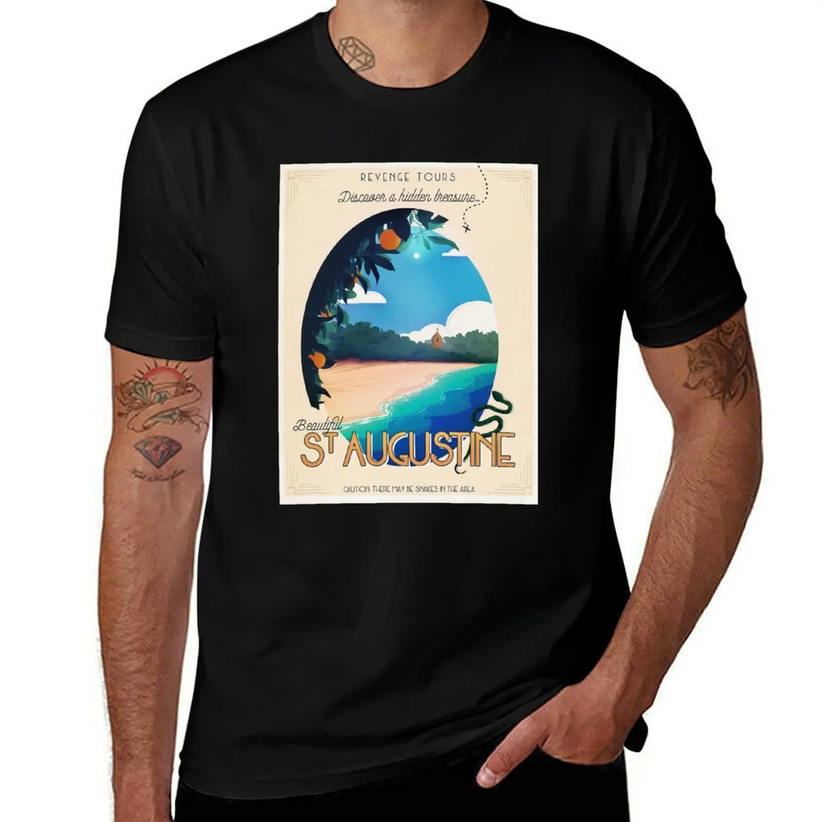 

Travel to St Augustine T-Shirt anime stuff quick drying hippie clothes shirts men
