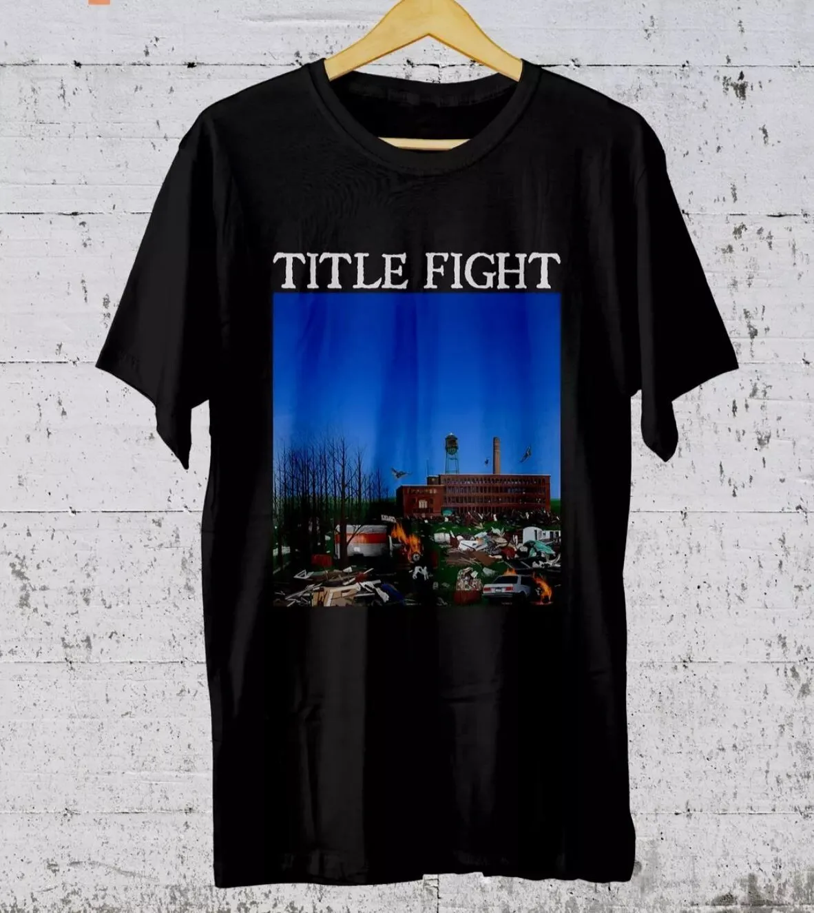 تي شيرت Title Fight، قميص ألبوم Shed، قميص فرقة موسيقى الروك، تي شيرت للجنسين