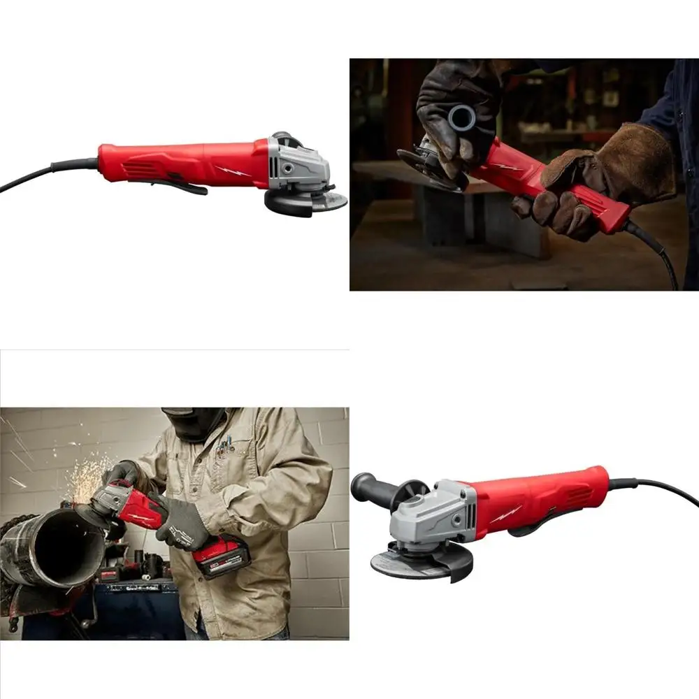 

Мощная угловая шлифовальная машина 6141-30, 4-1/2 дюйма, небольшой лопастной фиксатор, голый инструмент для прецизионной шлифовки и резки