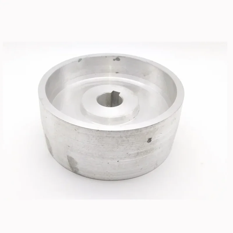 Nowy 150*55*24mm aluminiowe koło kontaktowe aktywne koło do maszyny taśmowej z 8*4mm rowkiem DIY ostrzarka