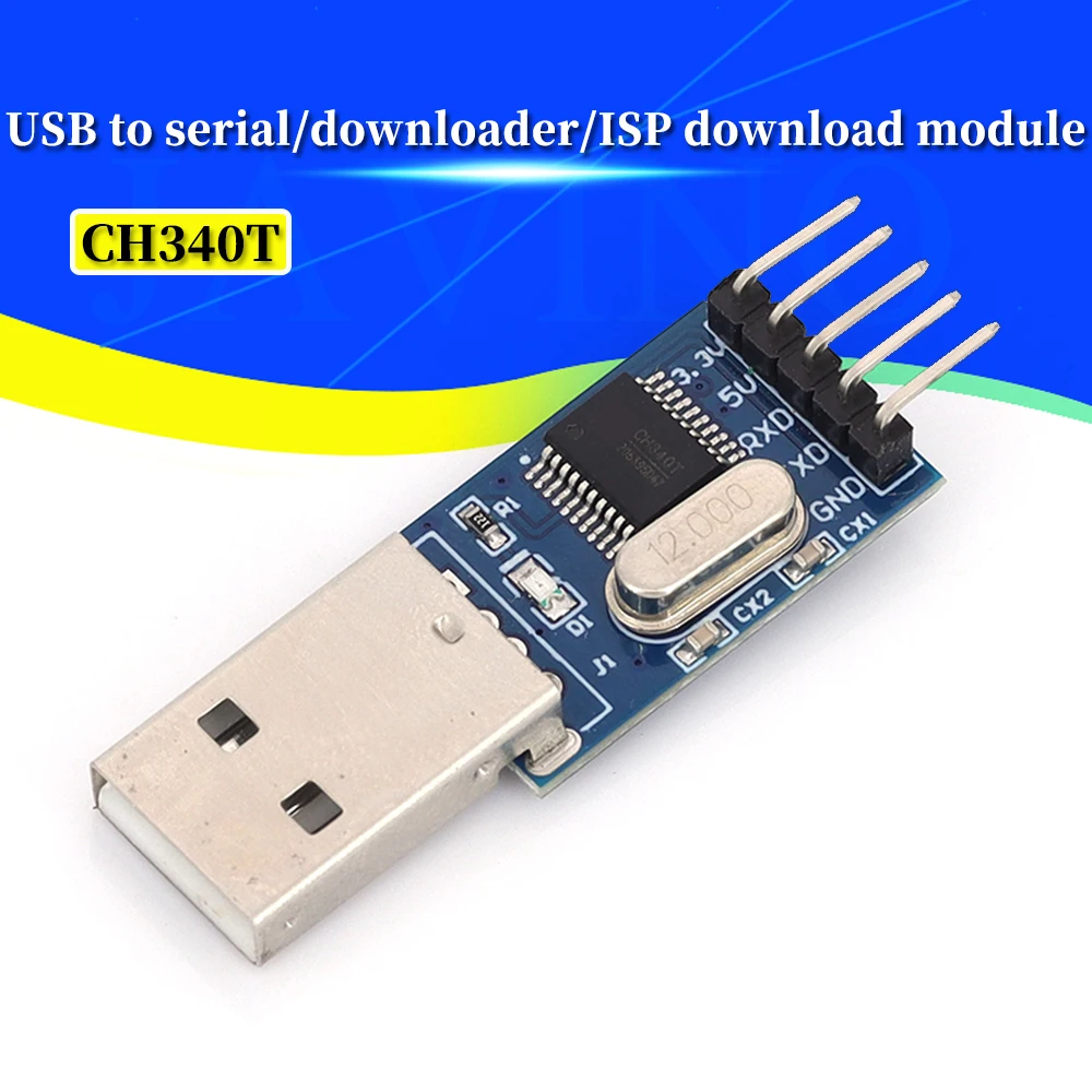 Javino 1-10PCS CH340T USB Transfer Module TTL Serial Downloader ISP Download On STC Download USB Board/line