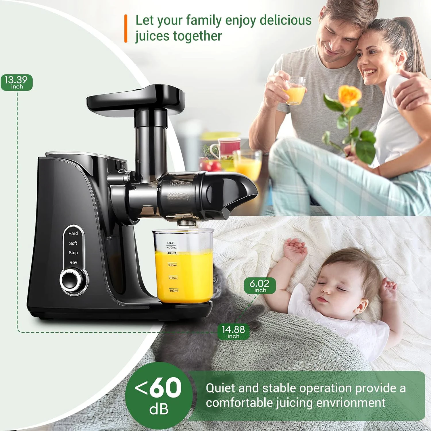 QANA Sapcentrifuges, Slow Cold - Cold Press Juicer recensie en prijs