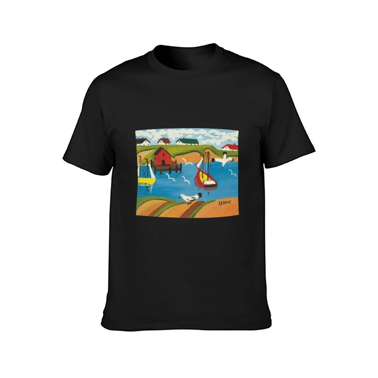 Maud Lewis T-Shirt blanks summer tops cute tops t shirts for men graphic