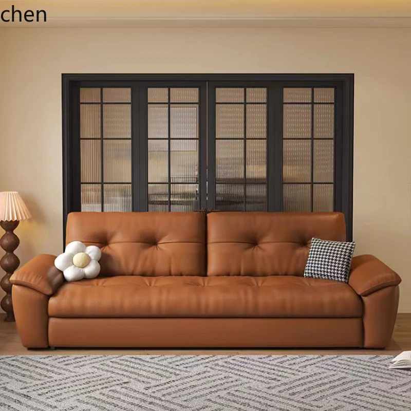 antique sofa bed foldable stacking dual-purpose living room home three double living room decoration