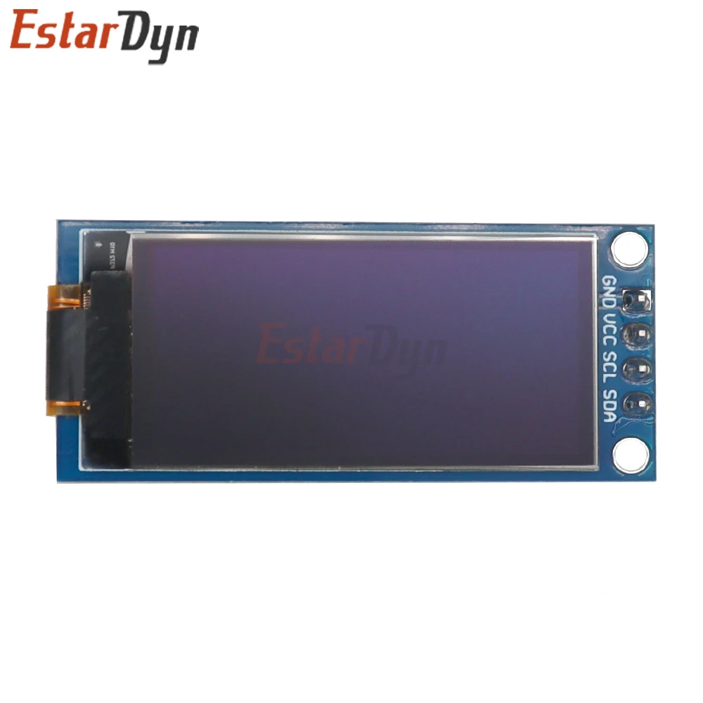 Pre-soldered Pins SH1107 1.3 Inch Whit OLED Display 64x128 I2C for ESP32 ESP8266 Raspberry Pi DIY