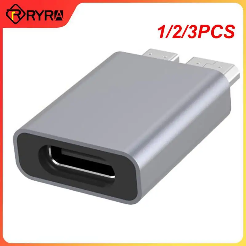 1/2/3PCS C To Micro B USB3.0 Adapter Type C Female To Micro B Male Fast Charge USB Micro 3.0 To Type C Super Speed For hdD