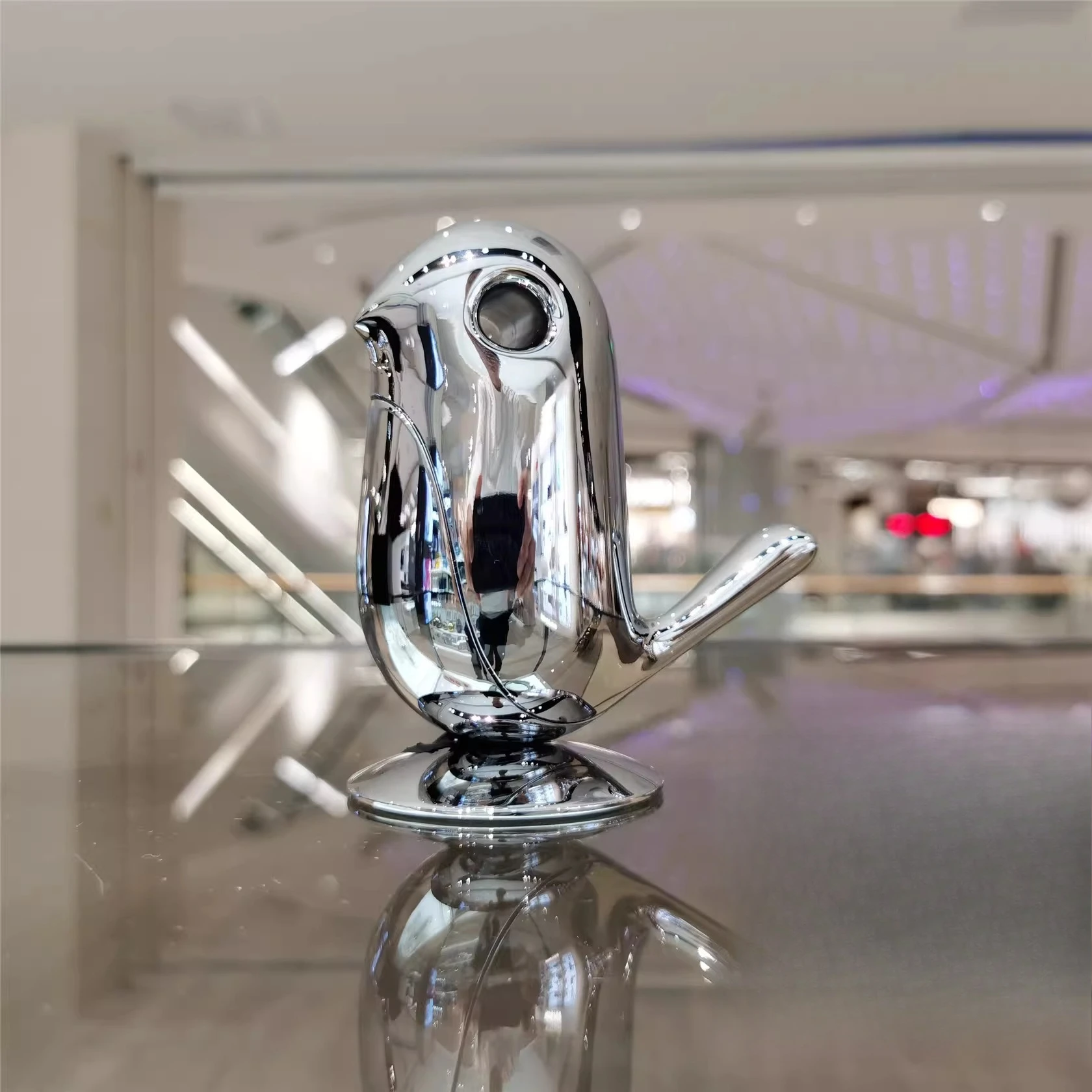 Magnetic paper clip clip, stainless steel ornament high-end home decoration