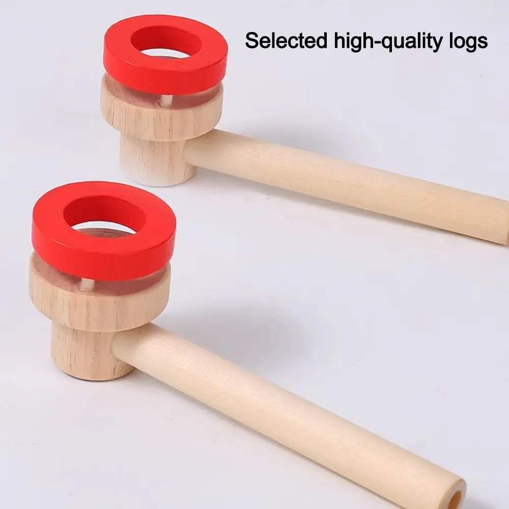 Wooden Hanging Ball Blower Intellectual Educational Floating Blow Pipe Balls Parent-Unisex Game for Lung Capacity Training