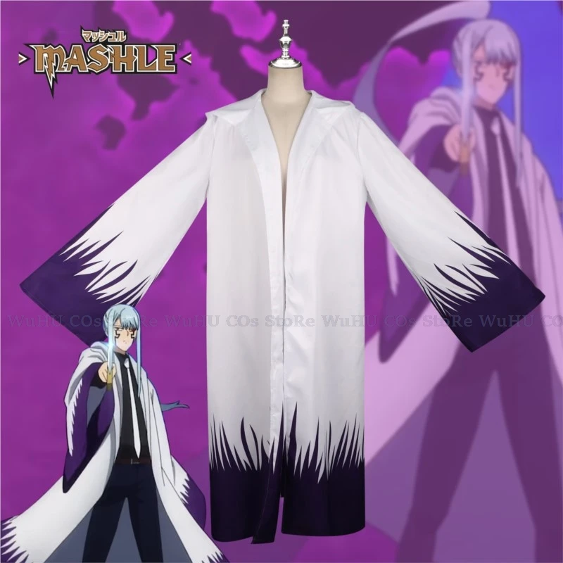 Mashle Anime Abel Walker Abyss Razor Word Milano Olore Anser Cosplay Costume Cloak Pants Magia Lupus Academy Uniform