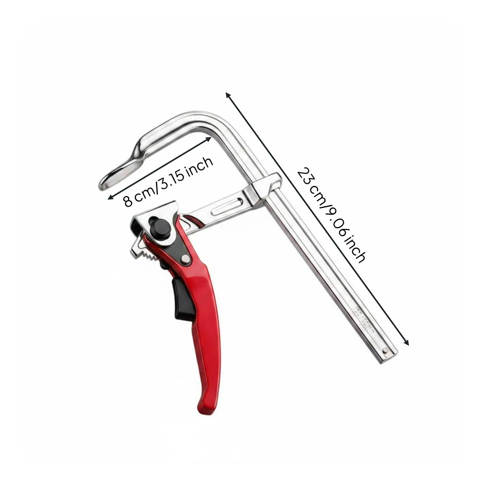 Industrial Ratchet Clamp 9 Step Quick Release Hand Tool for Woodworking Metalworking Projects
