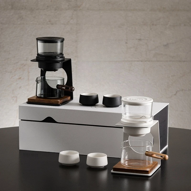 

Semi-automatic lazy tea maker Household coffee brewing pot set Creative tea set