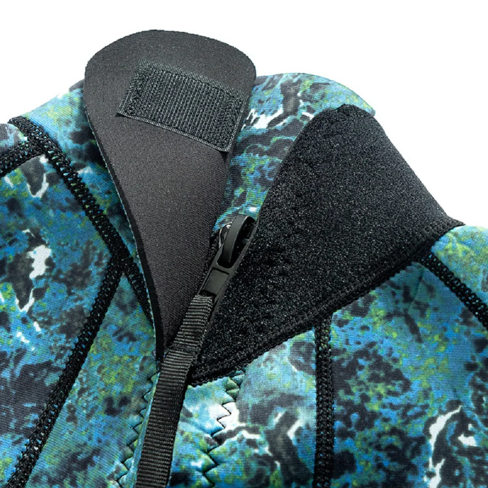 3mm Speerfischen Neoprenanzüge Neoprenanzüge Angeln Tauchen Surfen Schnorcheln Kajakfahren Camouflage Erwachsene Ganzkörper Thermal Warm halten – Detail 19