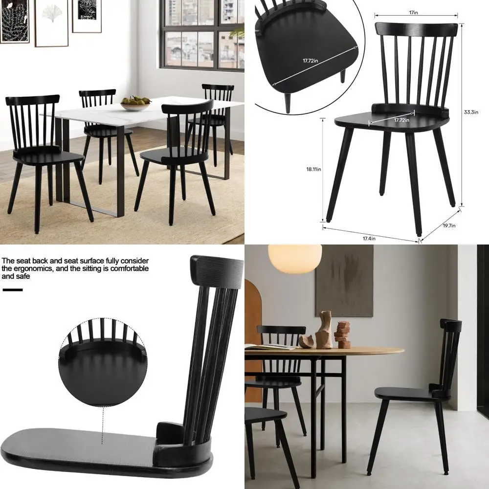 Black Dining Chairs…