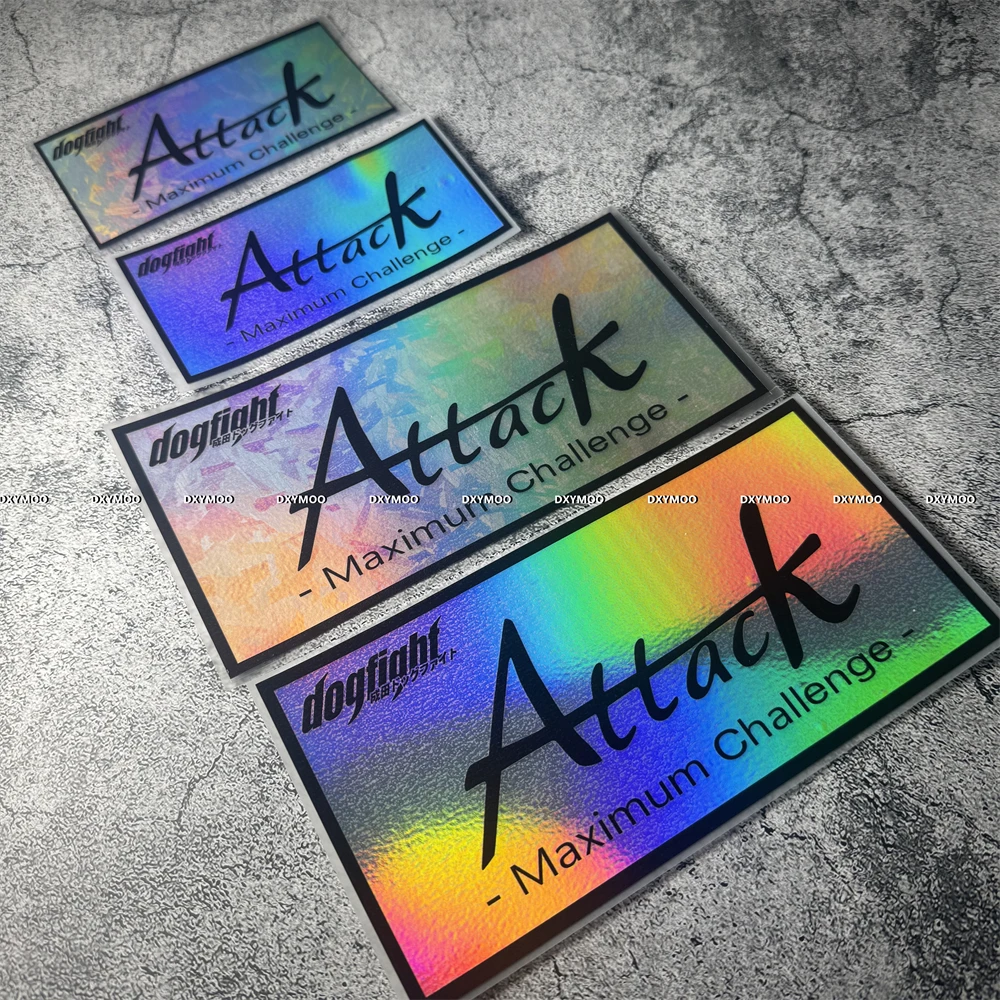 Car Sticker Vinyl  for Japanese Attack Maximum Chanllenge Dogfight Tape Auto Window Decal Graphic