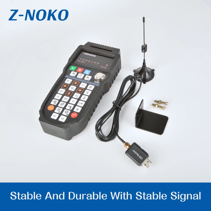 ZNOKO Laser cutting machine remote control fiber optic system WHB05L Weihong system fiber optic Weihong wireless handle