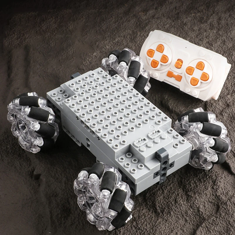 

Колесо Mecanum, трюк, дрифт, автомобиль, MOC, кирпичи, игрушки, высокотехнологичные 8-канальные шасси, рама, строительные блоки, модернизация, совместимая с LEGO
