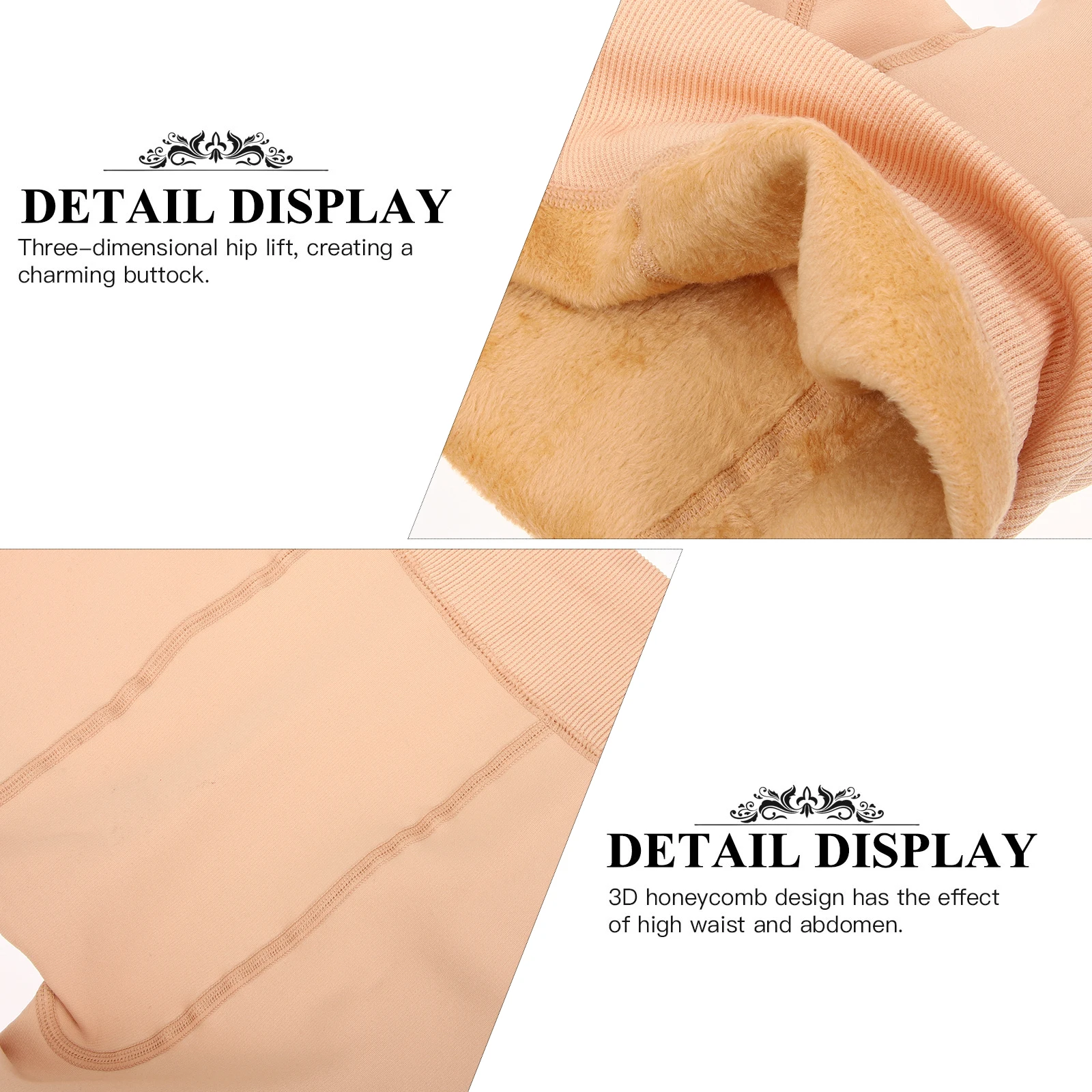 

Comfortable High Waist Thick Thermal Leggings Polyester Spandex Nylon Winter Warm Tights For Women Yoga Pants