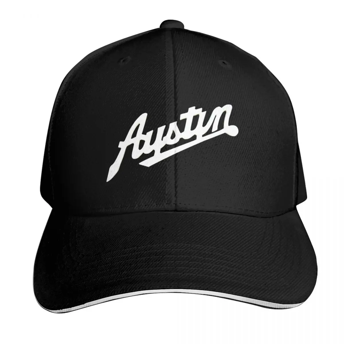 Austin vintage car logo Baseball Cap Cotton Twill Breathable Contrast Two Tone Brim Snapback Flat Bill