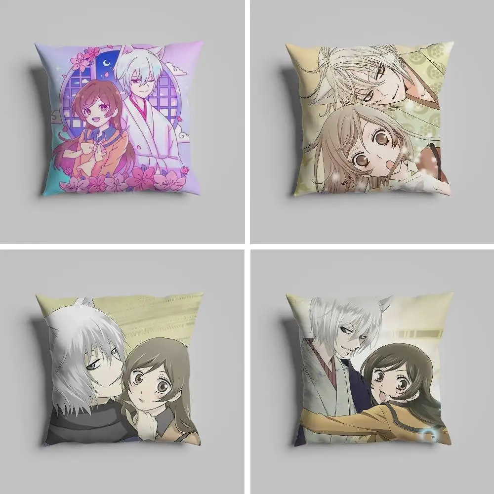 

Anime K-Kamisama Hajimemashita Pillow Case For Car 60x60 Cushions Luxury Double Sided Cover Home And Decoration Sofa 30x30