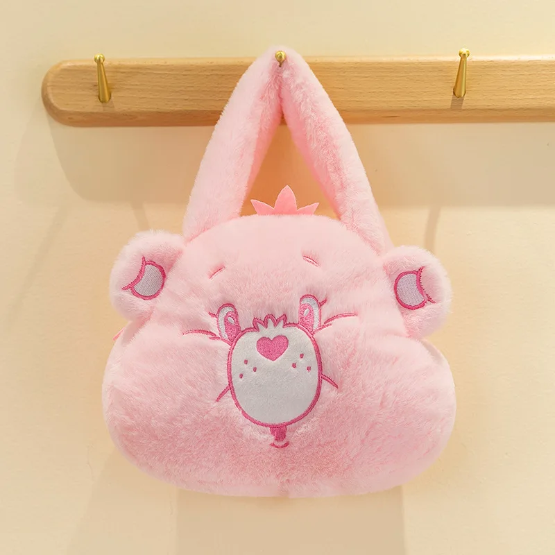 Miniso Kawaii Care Bear Pluszowa Portmonetka do Ręki Jest Najlepszym Prezentem Urodzinowym dla Dziewczynek. Torebka Care Bear na prezent świąteczny