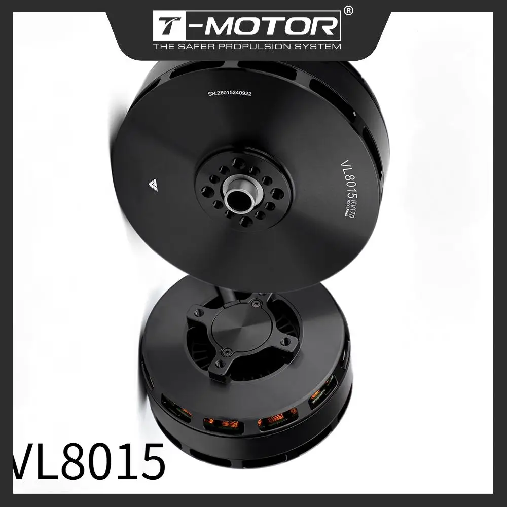 

T-MOTOR VL8015 KV170 VTOL BLDC Brushless Motor For Drone UAV Agriculture 12S Volatge Fast Adaptive Propeller-Locking Prop-Locked