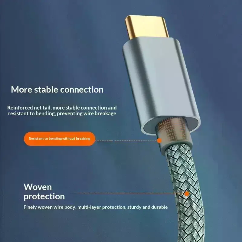 C To USB B 2.0 Printer Cable Braided Printer Scanner Controller Cable Electronic Musical Instrument Data Cable USB