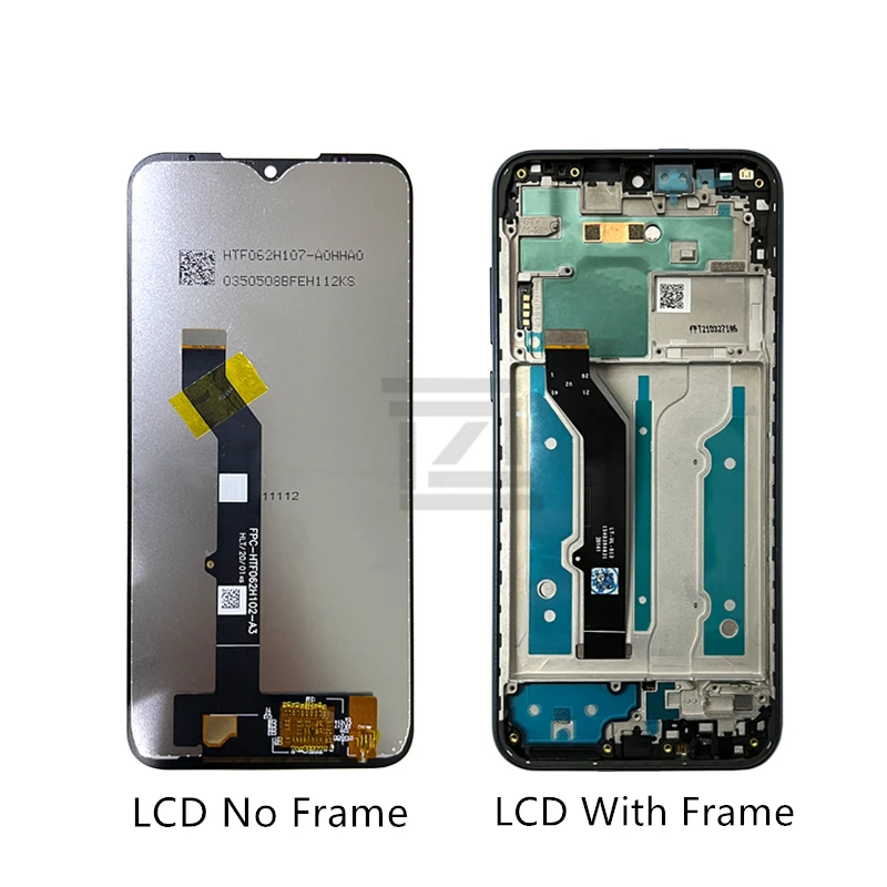 For Motorola Moto E 2020 LCD Display Touch Screen Digitizer Assembly With Frame Display Replacement Repair Parts