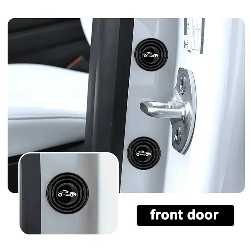 

For Tesla Model 3/Y Car Door Shock Pad Anti-collision Anti-shock Protection Soundproof Silent Trunk Buffer Gasket Accessories