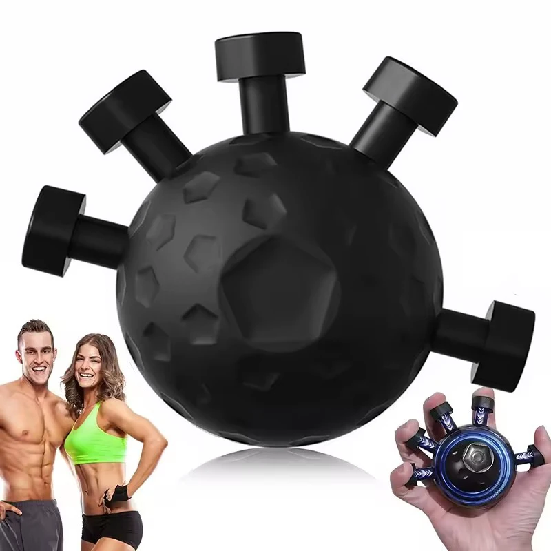 휴대용 손 운동 공 손가락 강도 훈련 공 팜 그립 강도 강화제 팔뚝 그립 강도 운동