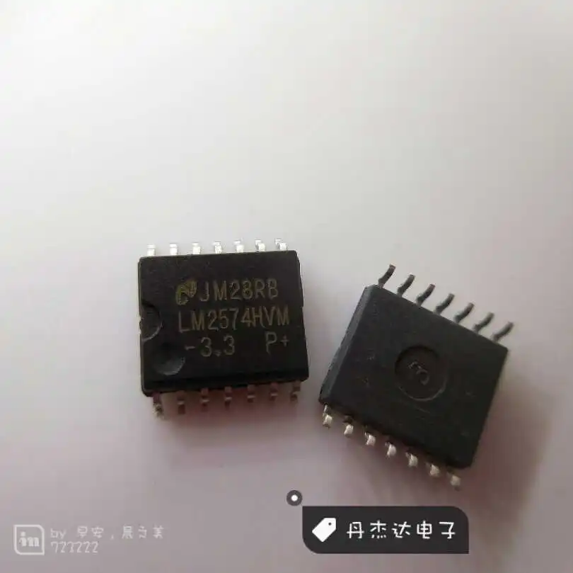 

30pcs original new 30pcs original new LM2574HVM-3.3 NS SOP14 power regulator chip BOM