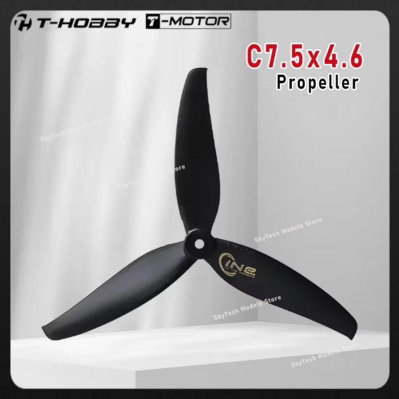 

Пропеллеры T-MOTOR T-HOBBY C7.5x4.6-1 Pro Cinematic FPV, 7.5"x4.6, пара/упаковка, низкий уровень шума, для RC FPV аэрофотосъемки