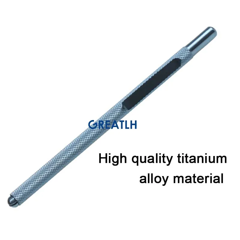 Ophthalmic Scalpel Handle Titanium Blade Handle Surgical Handle Ophthalmic Instrument 1pcs