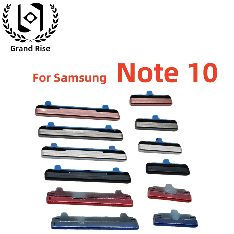 

1 комплект, новая боковая кнопка регулировки громкости телефона для Samsung Galaxy Note 10 Plus, внешняя кнопка громкости + включение и выключение питания