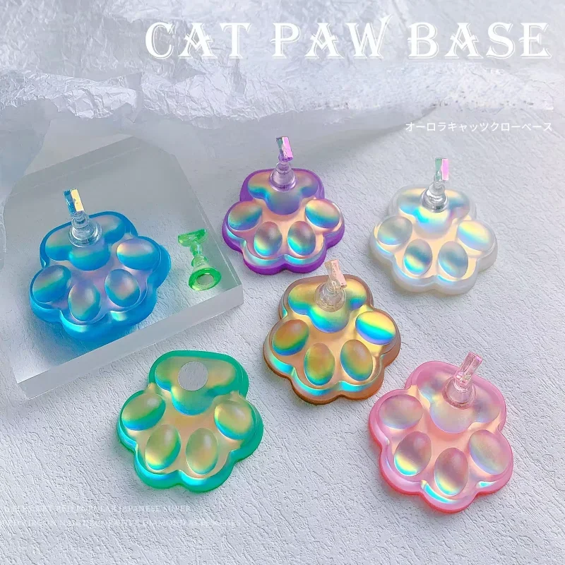 Magnetic Nail Holder False Nail Tip Practice Stand Aurora Base Holder Nail Art Display For Art Salon Diy & Practice 5pcs/set