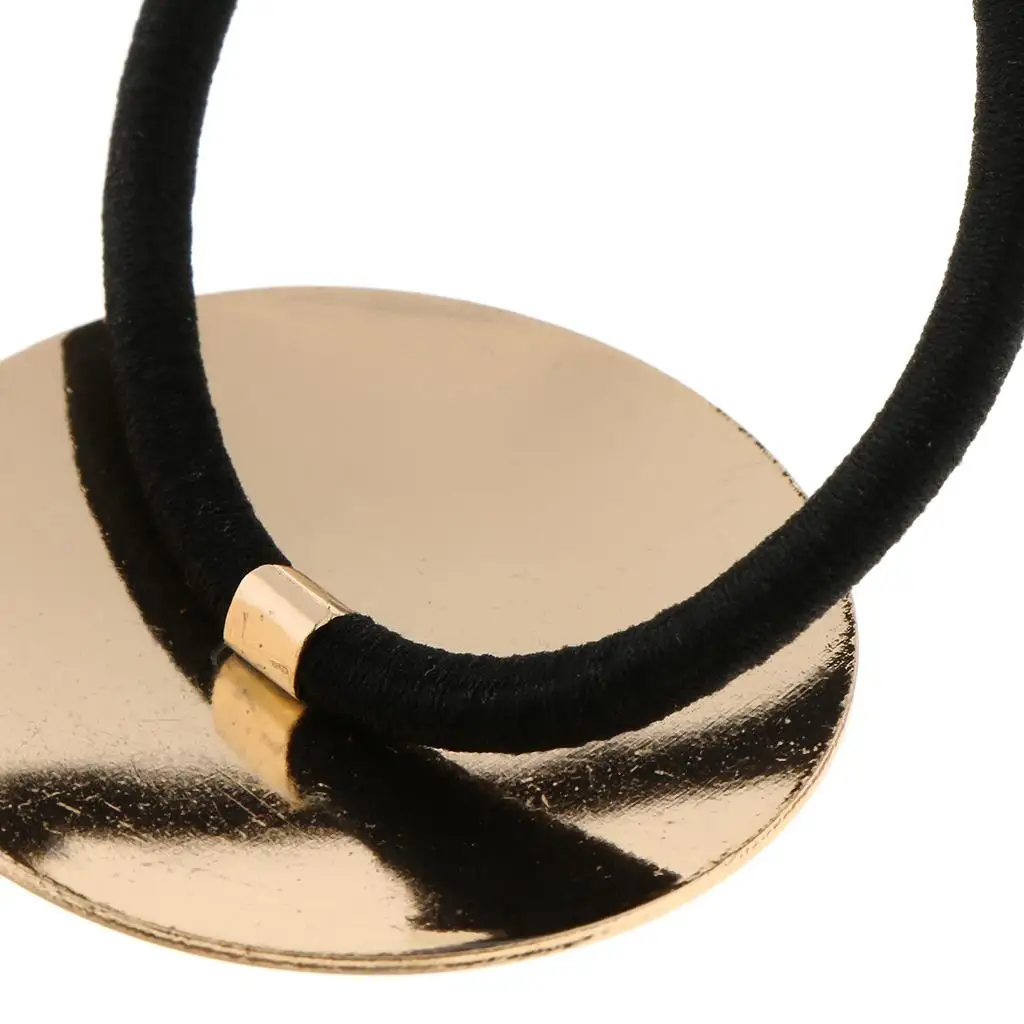 Hair Tie Bracelet Style Elastic Ponytail Holder Metal Women’s Hair Accessory for Shopping Looks