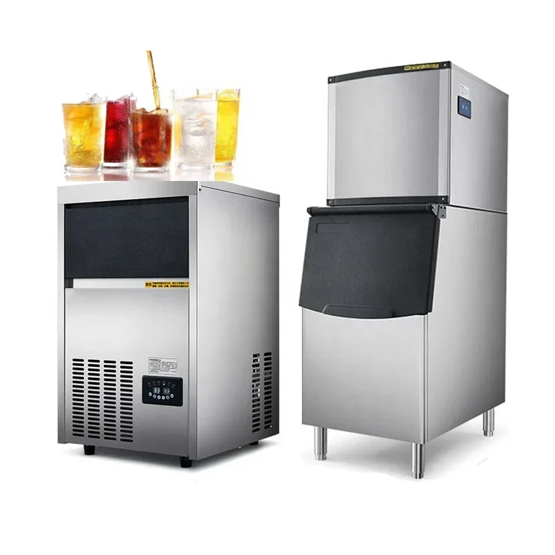 Good Price  80-400kg Automatic Cube Commercial Ice Maker Machine For Sale