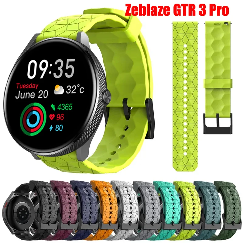 

22mm Watchband for Zeblaze GTR 3 Pro Swim Strap Smart Watch Silicone Soft Breathable Sports Bracele