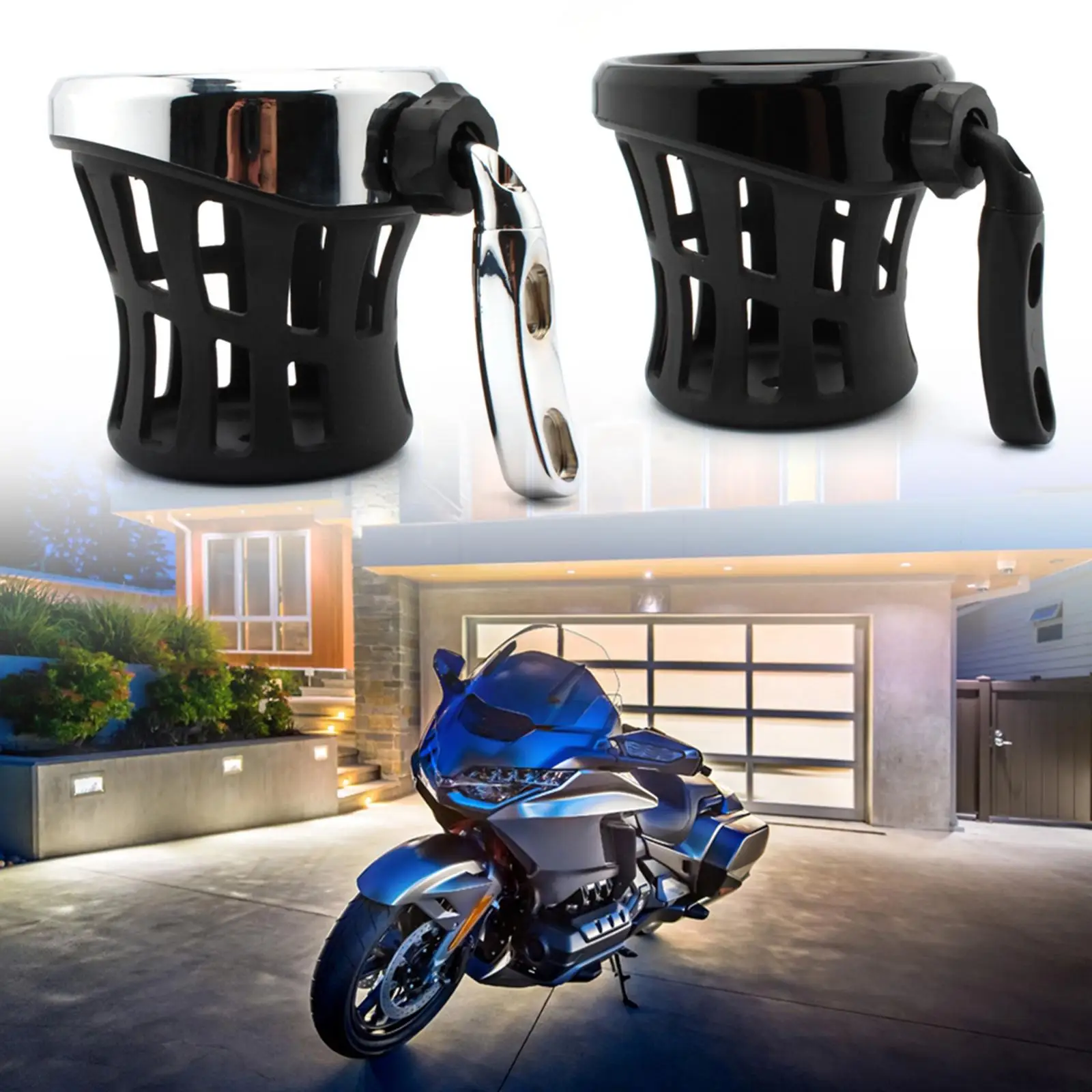 Motorcycle Drink Cup Holder fits for Honda Goldwing GL1800 2018-up Premium Motorcycle Plastic Passenger Drink Cup Holder