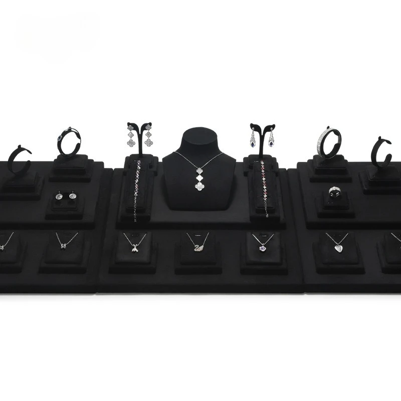 

Ювелирная подставка для ювелирных изделий, большие роскошные ожерелья, держатель для хранения, экспонент, счетчик, серьги, браслет, полка для дисплея, органайзер, ювелирные изделия